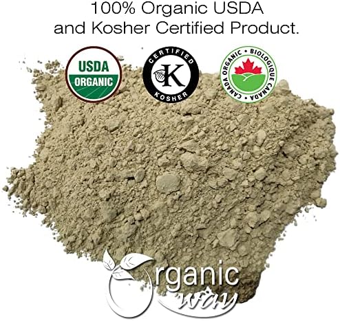 Organic Way Lemon Peel Powder (Citrus Limon) - Organic & Kosher Certified | Raw, Vegan, Non GMO & Gluten Free | USDA Certified | Origin - India (8 Ounce (Pack of 1))