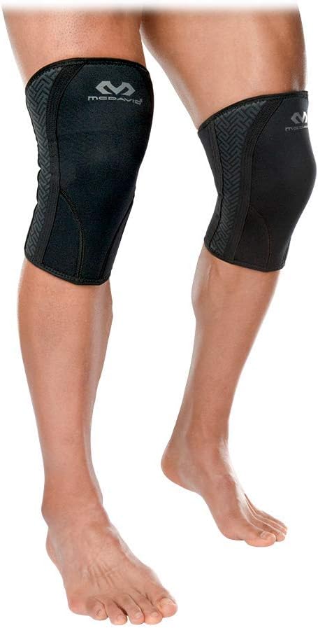 McDavid CrossFit, Weightlifting & Cross Training Knee Sleeves (1 Pair). Compression Exo Knee Support. Also for WOD, Powerlifting, Lifting, Squats, Gym Workout. Enhanced Performance for Men and Women. 6mm Thick Neoprene