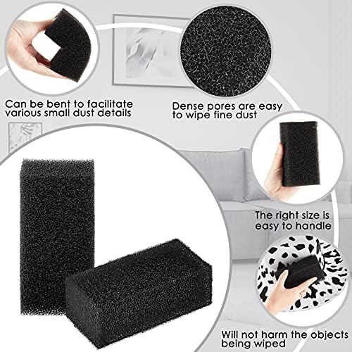 Cunhill Hat Cleaner Kit 6 Pieces Hat Brush Sponge Cleaner Kit Felt Western Cleaning Removes Lint and Dirt