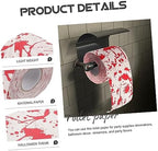 Unique Halloween Decorative Paper Rolls Bloodstain Pattern 1 Roll Perfect for Party Supplies Bathroom Decor