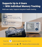 A&D Medical Blood Pressure Monitor for Home Use, UA-767F, Wide-Range Cuff (8.6-16.5"/22-42cm), 4 User, Easy to Use, Body Movement & Cuff Fit Detection Error, Batteries, Carrying Case