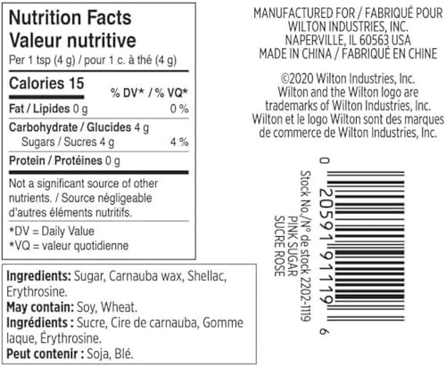 Wilton Pink Spring Sugar, 3.25oz