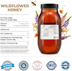 HONIGMA® Marma Wildflower Honey | Authentic Raw Honey from Ukraine | 100% Pure & Unpasteurized | 1000g/35.2oz | May Arrive Crystallized or Partially Crystallized | Pack of 2