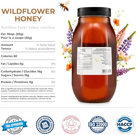 HONIGMA® Marma Wildflower Honey | Authentic Raw Honey from Ukraine | 100% Pure & Unpasteurized | 1000g/35.2oz | May Arrive Crystallized or Partially Crystallized | Pack of 2