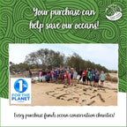 The Turtle Tribe® Natural Dental Floss, 33 Yards, 100% Pure Silk Floss, Plastic Free, PFAS Free, Funding Beach Cleans to Protect Our Precious Oceans, Mint Flavour