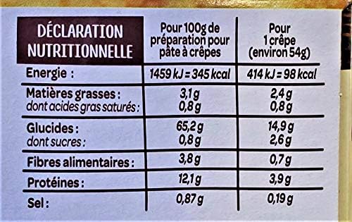 Francine Ma Pate a Crepes - French Imported Crepe Dough Mix 13 Ounces
