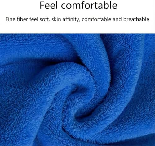 1PC Thick Coral Fleece Car Drying Towel: Super Absorbent, Ideal for Quick Car Cleaning,Multi-Functional Towel,23.64 x 11.82 in, Blue
