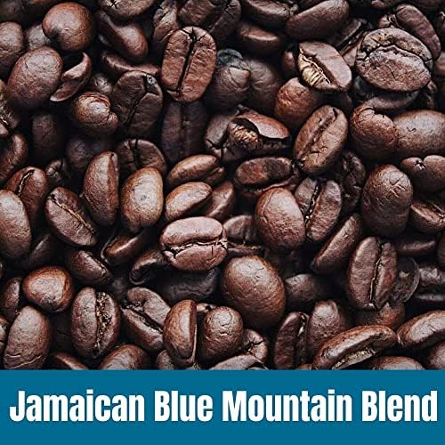 Door County Coffee Jamaican Blue Mountain Blend Non-Flavored Whole Bean - 10 oz Bag - Medium Roast - 100% Specialty Arabica - Non-Flavored - Jamaican Blue Mountain Blend