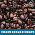 Door County Coffee Jamaican Blue Mountain Blend Non-Flavored Whole Bean - 10 oz Bag - Medium Roast - 100% Specialty Arabica - Non-Flavored - Jamaican Blue Mountain Blend
