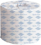 GEN Standard Bath Tissue, White Toilet Paper, 2-Ply, 4 x 3, 400 Sheets/Roll, Individually Wrapped, Commercial Case of 96 Rolls, Fits Standard-Roll Dispensers, Strong and Reliable