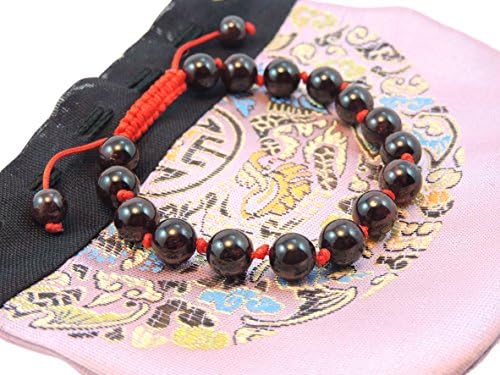 Handmade Tibetan individually knotted adjustable wrist mala yoga bracelet for meditation many choice (Garnet ( red cord ))
