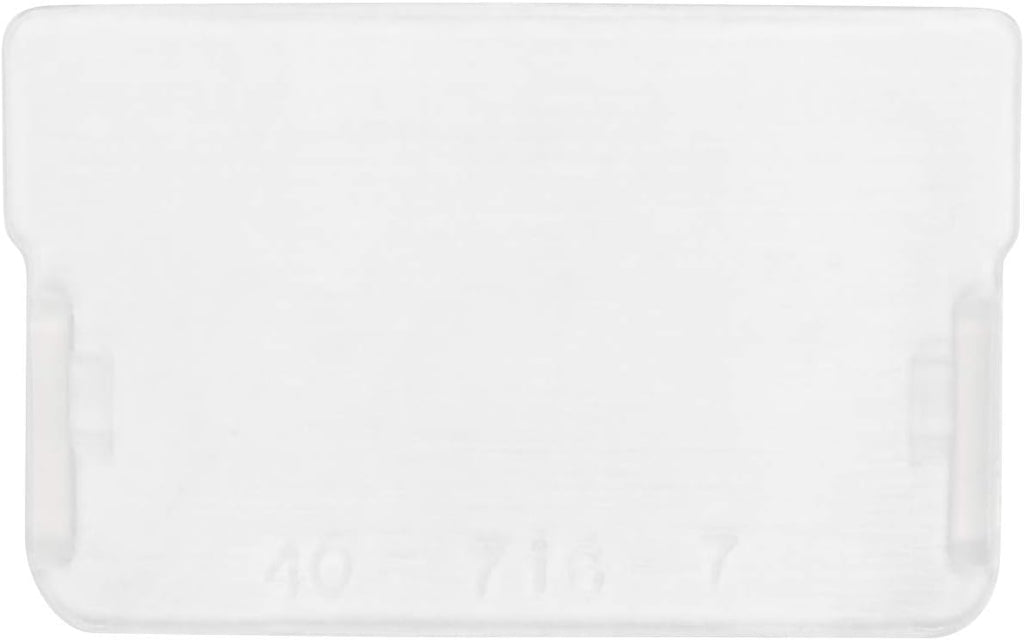 Akro-Mils 40716 Plastic Width Dividers for Small Drawers in Plastic Cabinets, Custom Storage Inserts for Teacher Toolbox, Small Parts Organizer, Screw Organizer and More, 16-Pack, Clear