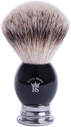 RoyalShave PB8 Silvertip Badger Hair Classic Wet Shaving Brush - Weighted Handle