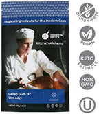 Pure Gellan Gum F - Low Acyl ⊘ Non-GMO Vegan OU Kosher Certified - 400g/14oz