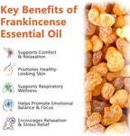 Pure Frankincense Essential Oil 60ml - 100% Natural Therapeutic Grade for Skin Care, Aromatherapy & Relaxation | Anti-Aging Facial Oil | Boswellia Serrata Extract for Face & Hair