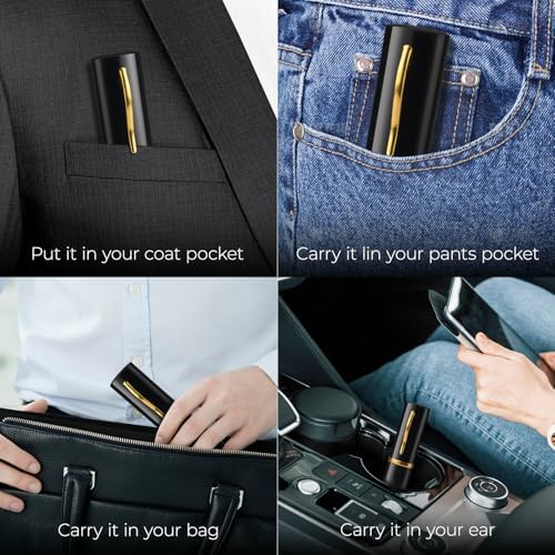 SEEKEY 2 Pack Slim Reading Glasses for Men Women,Pen Pocket reading glasses with Blue Light Blocking Readers Portable Case