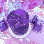 Colour Mill Decorators Dough Edible Cake Covering | Easy-to-Roll, Easy-to-Drape Fondant | Vanilla-Flavored Sugarpaste - 8.8 Ounce Purple