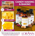 LorAnn Oils Super Strength Flavoring - Used For Candy Making, Flavoring, Baking, Hard Candy, & Flavor Oils - Bold, Natural Flavors 4X Stronger Than Extracts - Butterscotch, Pack of 2, 0.125 fl oz