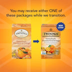 Twinings of London Honeybush, Mandarin, and Orange Herbal Tea Bags, 20 Count