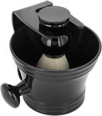 Shaving Kit for Men, 3 IN 1 Shaving Brush Set with Brush Stand & Soap Bowl