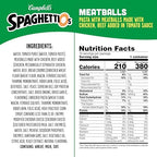 SpaghettiOs Canned Pasta with Meatballs, 15.6 oz Can (12 Pack)