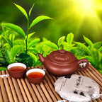 SANRAN Aged Pu-erh Tea, Ripe Puerh Tea Cake, Fermented Chinese Black Tea, 100g/3.53oz