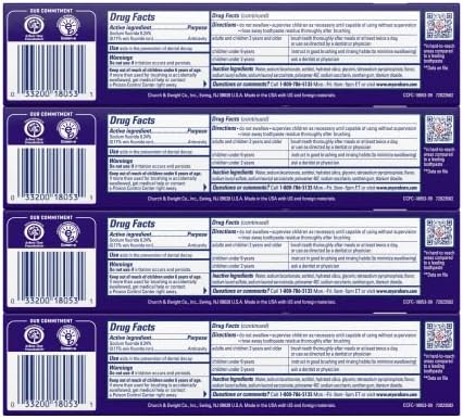 ARM & Hammer Complete Care Toothpaste, Teeth Whitening Toothpaste with Baking Soda, Fluoride, Whole Mouth Protection, Fresh Mint Flavor, 6.0 oz (Pack of 4)