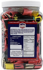 American Best Food, English Licorice Allsorts Candy, Assorted Flavors (2.5 LB) Jar