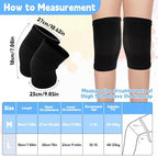 Kids Knee Brace Sleeve, 1 Pair Youth Knee Compression Sleeve, Breathable Children Knees Support Pad Elastic Soft Knees Protectors for Boys Girls for Basketball Volleyball Football Running