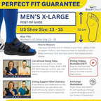 Brace Direct Post Op Shoe & Medical Foot Brace – Stress Fracture, Broken Toe & Bunion Support L3260 – Orthopedic Walking Immobilizer for Left or Right Foot (XL - MENS US SHOE: 13-15)