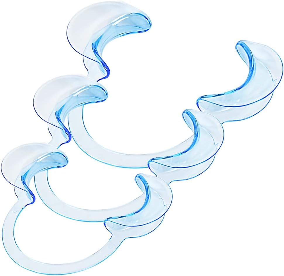 Dental Cheek Retractor C Shape Mouth Opener Size S,M,L, Pack of 3