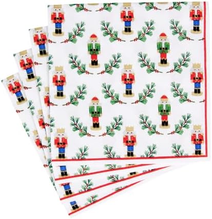 Caspari Little Nutcracker Cocktail Napkins - 20 Per Package