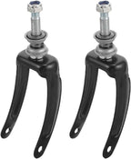 2pcs Wheelchair Front Fork Accessories Swivel Wheels Wheelchair Accessories Replacement Wheel Bracket Wheelchair Wheel Bracket Wheelchair Part Wheel Bracket Front Wheel Metal