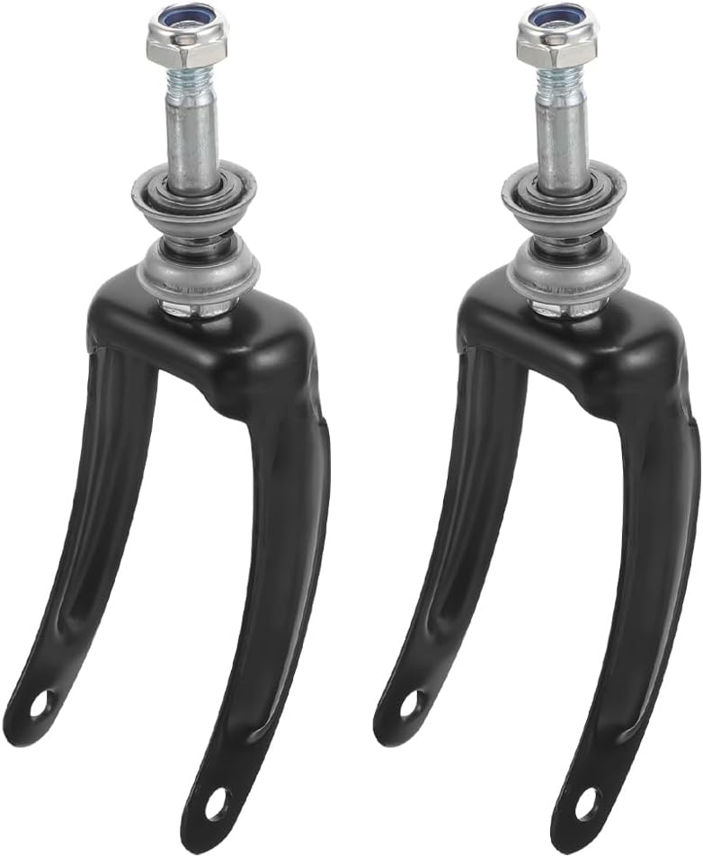 2pcs Wheelchair Front Fork Accessories Swivel Wheels Wheelchair Accessories Replacement Wheel Bracket Wheelchair Wheel Bracket Wheelchair Part Wheel Bracket Front Wheel Metal