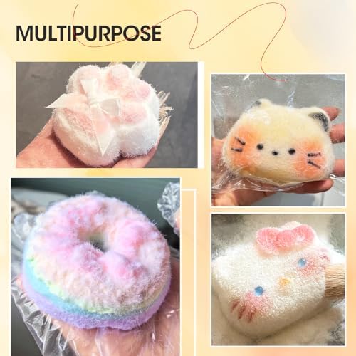 20g Flocking Powder - Velvet Fibers - Flocking Powder for Crafts/Taba Squishy/Nails Art/Doll Decorations/DIY Scenery (White)