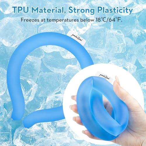 Neck CoolingTube, Reusable Ice Cooler Wearable Body CoolingProducts, Neck Coolers for Hot Weather