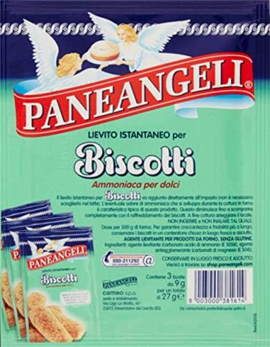 Paneangeli Instant Yeast for Biscuits 3 x 9g (Pack of 3)