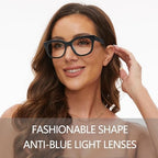 Oprah- Readers for Women - Stylis Style Reading Glasses with Blue Light Blocking and Spring Hinge