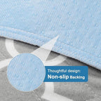OUTCREATOR® Washable Bed Pads 34" x 36" (Pack of 4), Incontinence Mattress Protector, Anti-Slip Waterproof Underpads for Adults Kids Elderly Pets, Absorbency & Reusable Bedwetting Pads (Gray)