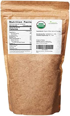 Bitter Apricot Kernels Organic Raw (1LB) - USDA Organic Certified – Product of Turkey