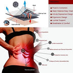 Lumbar Brace Adjustable Waist Tourmaline Self Heating Magnetic Therapy Back Waist Support Belt Lumbar Brace Massage Band Health Care Men Women (Size : XXXL)
