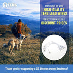 Discount TENS - Lead Wire Adapters, Convert 3.5mm Snap to 2mm Pin, (Pack of 4)