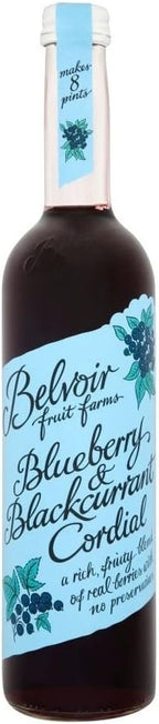 Belvoir Blueberry & Blackcurrant Cordial (500ml) - Pack of 2