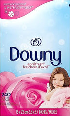 Downy Fabric Softener Dryer Sheets, April Fresh, 240 Count