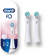 Oral-B iO Series Gentle Care Electric Toothbrush Replacement Brush Heads for an Oral-B Electric Toothbrush, 2 Count, White