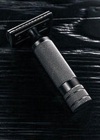 West Coast Shaving Midnight Collection Razor 110B, Black Stainless Steel (Closed Comb)