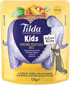 Tilda Kids Sun Shine Vegetables Rice 125 G (Pack Of 9)