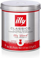 illy Drip Coffee - Ground Coffee - 100% Arabica Ground Coffee – Classico Medium Roast - Notes of Caramel, Orange Blossom & Jasmine - No Preservatives – Mild & Balanced – 4.4 Ounce