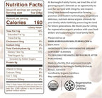 Burroughs Family Farms 3 lb USDA Organic Raw Almonds – First Regenerative Organic Certified Farm – Gluten-Free, Non-GMO, Vegan, Paleo & Keto-Friendly Almond Nuts – High in Protein & Nutrients Versus Other Nuts, Great for Almond Milk