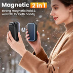 Hand Warmers Rechargeable 2 Pack, 4-Levels 104°F to 131°F Electric Hand Warmers, UL Certified Safe & Real 9Hrs Heating, Portable Pocket Hand Warmer for Women Men Kids, Fishing, Hunting, Golf, Camping